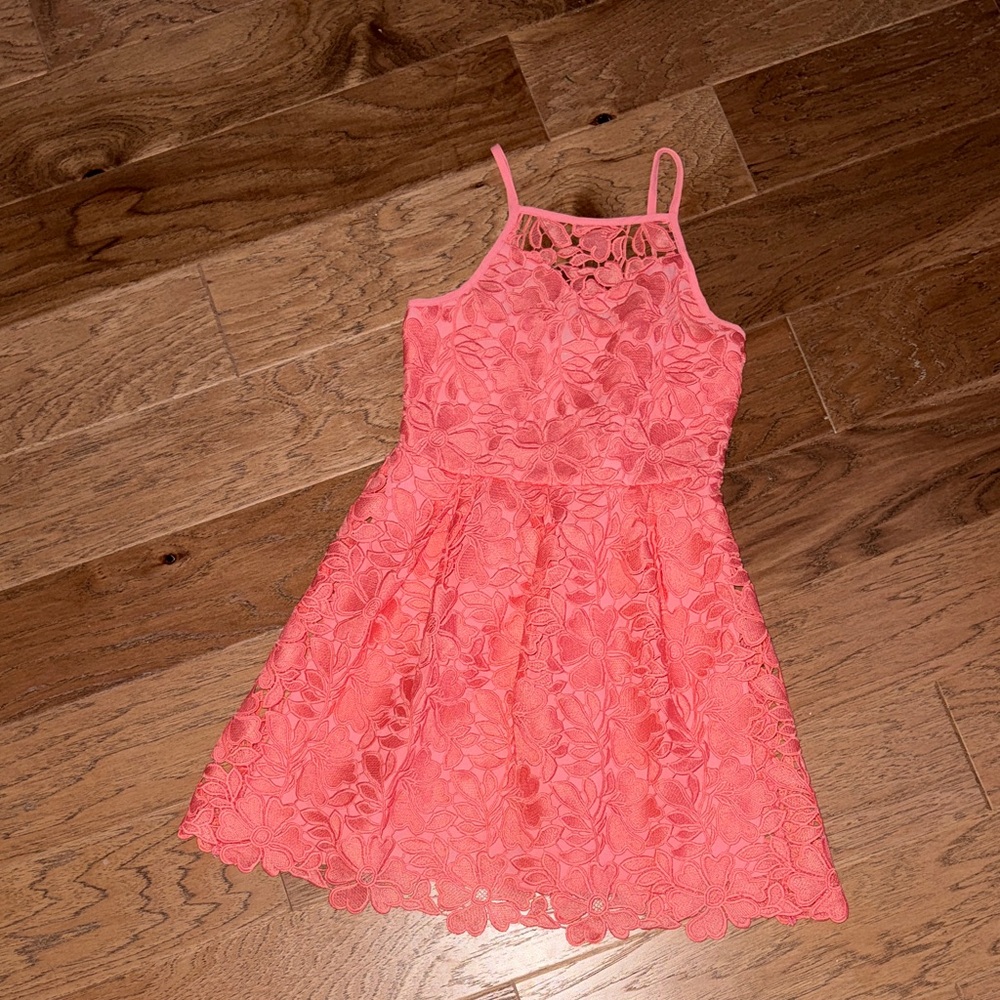 Zunies Pink Lace Girls Dress